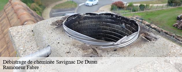 Le Débistrage de cheminée à Savignac De Duras : un bras de fer avec la suie collante